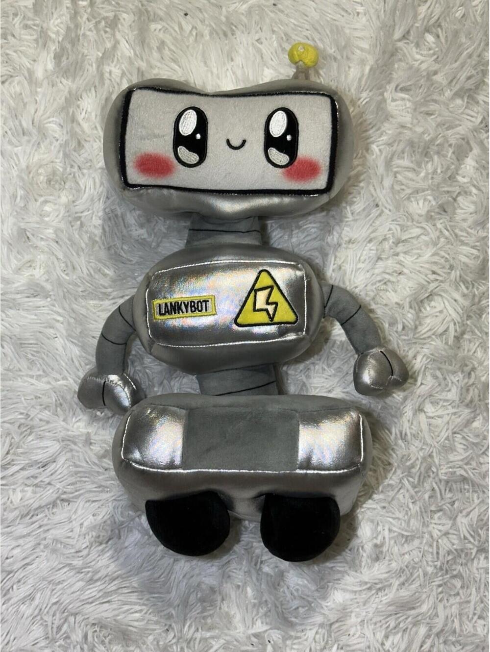 Official LankyBox LankyBot 14"  Plush Robot Stuffed Animal NOT Tested